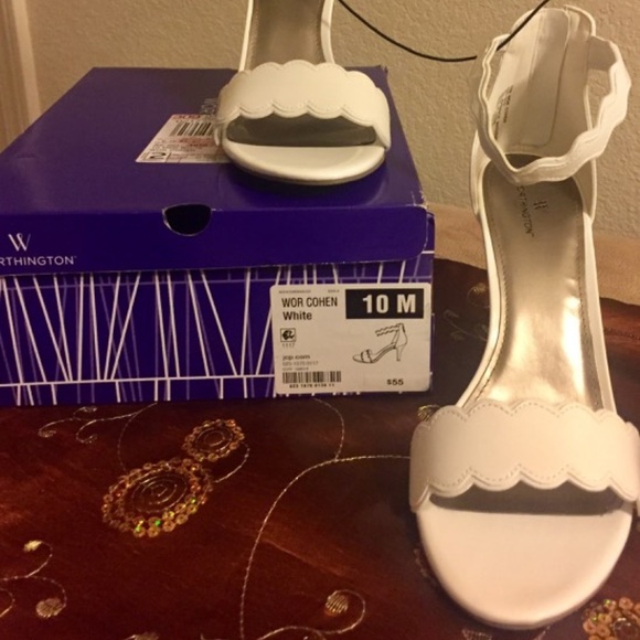 Worthington Cohen Open Toe Stiletto Heels - NWOT - Picture 6 of 8